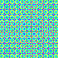 quadratische fläche gefüllt mit farbigen elementen