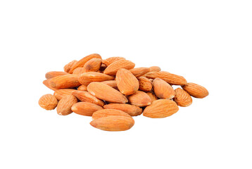 almonds isolated on  transparent png