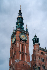 Gdansk, Poland 5.4.2023 The Long Street. High quality photo