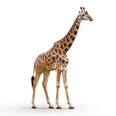 Naklejka na ściany i meble giraffe, animal, isolated