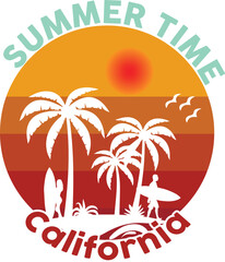 Obraz premium Summer time california