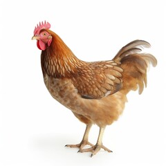 Fototapeta premium chicken isolated on white