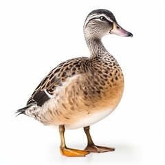 duck isolated on white