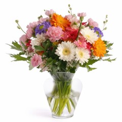Naklejka na ściany i meble Flowers, vase, spring