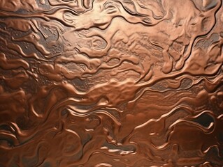 Kupfer-Kunst: Atemberaubende Kupfer-Texturen, metallischer Glanz, edle Oberflächen, warme Farbtöne, Industriedesign - Ideal für Schmuckdesign, kreative Metallarbeiten, Generative AI 6