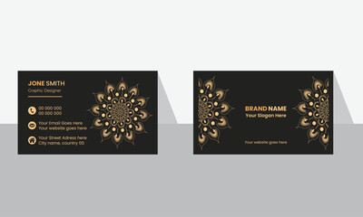 Luxury business card design template. Simple Business Card layout, Modern Business Card - Creative and
Clean Business Card Template.