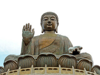 Bronze Buddha on Lantau Island, Hong Kong