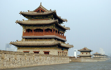 Naklejka premium Datong Great Wall, Shanxi Province, Northwest China
