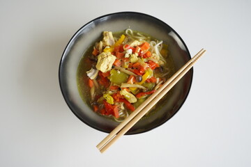 Ramen z kurczakiem