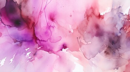 Contemporary Pink and Purple Watercolor Texture with Dreamy Effect - Generative AI Artwork