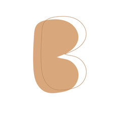 Brown Aesthetic Blob