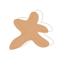 Brown Aesthetic Blob