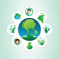 Amazing and classical image for Earth day