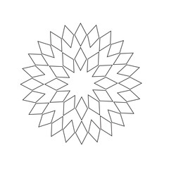 Sun Star Ice Geometric