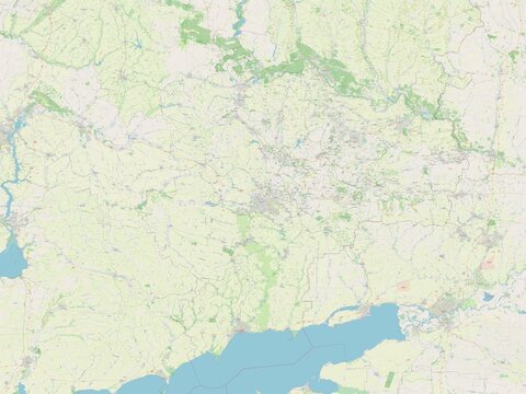 Donets'k, Ukraine. OSM. No legend