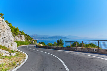 Coastline road - Amalfi Coast, Italy