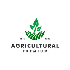 Obraz premium Agriculture Logo design farm icon vector illustration
