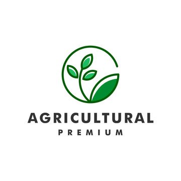 Agriculture Logo design farm icon vector illustration