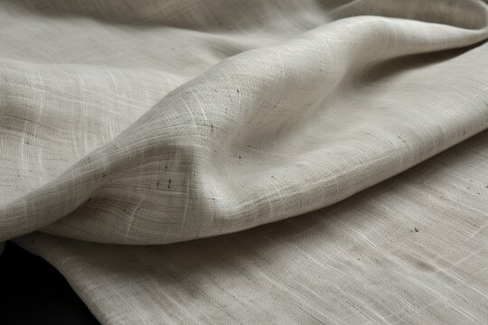 Nat&uuml;rliche Leinenliebe: Hochwertige Leinenstoffe, atmungsaktive Textur, geschmeidiges Gewebe, zeitlose Eleganz, nachhaltiges Material - Perfekt f&uuml;r Mode, Wohnaccessoires & &ouml;kologische Designprojekte