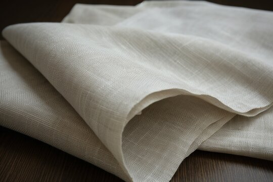 Nat&uuml;rliche Leinenliebe: Hochwertige Leinenstoffe, atmungsaktive Textur, geschmeidiges Gewebe, zeitlose Eleganz, nachhaltiges Material - Perfekt f&uuml;r Mode, Wohnaccessoires & &ouml;kologische Designprojekte