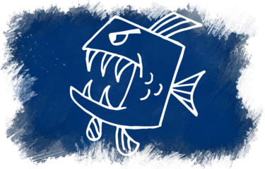 Foto op Plexiglas Digital image of fish © vectorfusionart