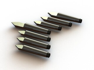 Half Dead Center MT3 4 – Lathe Centre Set 3D Rendering