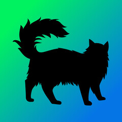 black cat silhouette