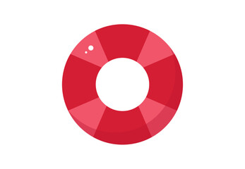 Swim ring icon. Vector illustration