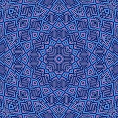 Elegant mosaic repeated pattern graphic design. Modern curtain print. Interior