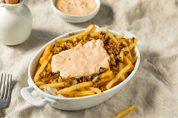 Homemade Animal Loaded French Fries