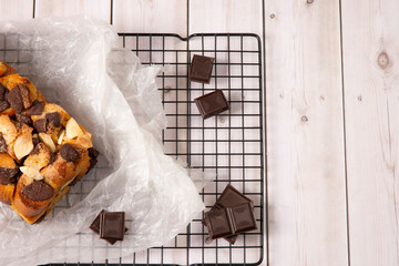 Sweet chocolate bread