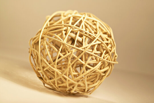 Sphere Made From Vines