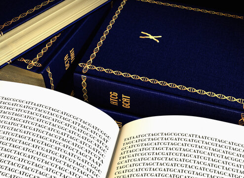 Books with Genetic Code