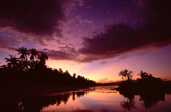 Sunrise over Beach, Boracay Island, La Union, Philippines