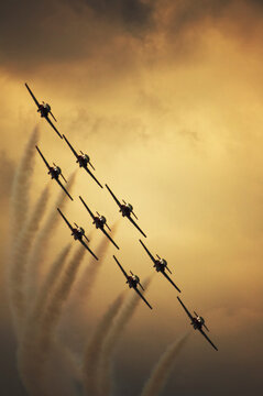 Snowbirds Performing at Air Show