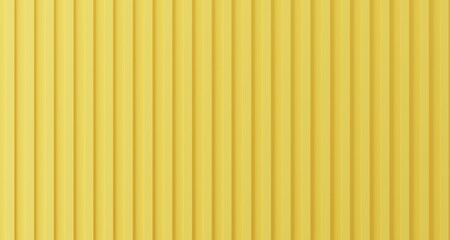 Yellow Corrugated metal luxury background and texture.