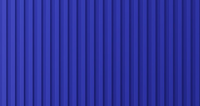 Blue Corrugated metal luxury background and texture.