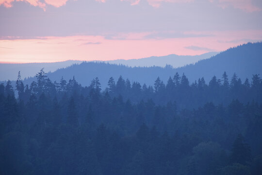 Mountains at Dusk