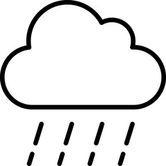 Water drops icon set. Editable vector water line icons. A drop of water. Washing, shower. Vector illustration