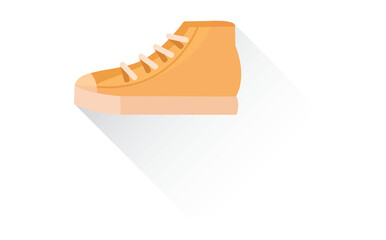 Digital image of orange shoe