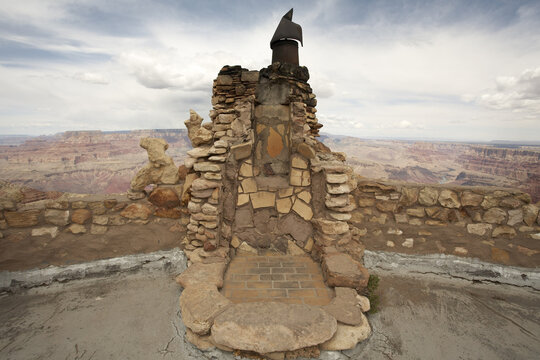 Desert View Watchtower, South Rim, Grand Canyon, Arizona, USA