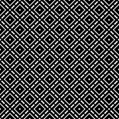 Black and white seamless pattern texture. Greyscale ornamental graphic design. Mosaic ornaments. Pattern template. Vector illustration. EPS10.