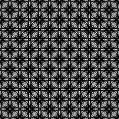 Black and white seamless pattern texture. Greyscale ornamental graphic design. Mosaic ornaments. Pattern template. Vector illustration. EPS10.