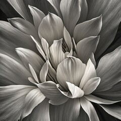Delicate close up flowers, desaturated. Generated AI.