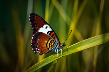 Obraz premium butterfly on a flower