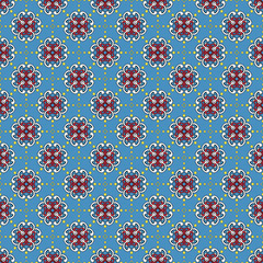 Obraz premium Abstract floral stylization. Print in Scandinavian or Oriental style.