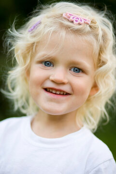 Portrait of Girl, Encinitas, California, USA