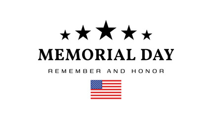 Obraz premium Memorial Day USA