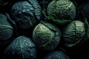 Fototapeta na wymiar fresh cabbage vegetables background