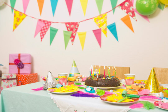 Table Set for Birthday Party